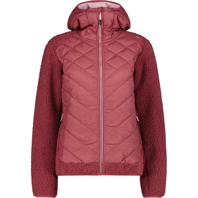 CMP Dames Hybrid Hoodie Jas (Maat S, Roze)