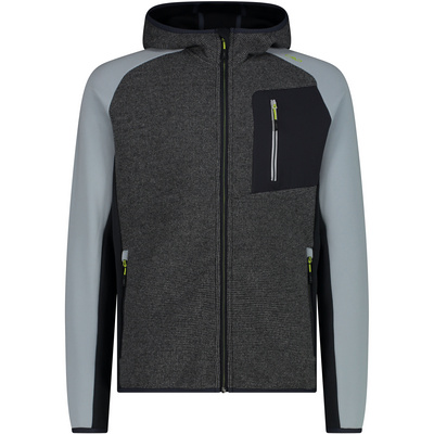 CMP Heren Hoodie Jas (Maat XXL, Grijs)