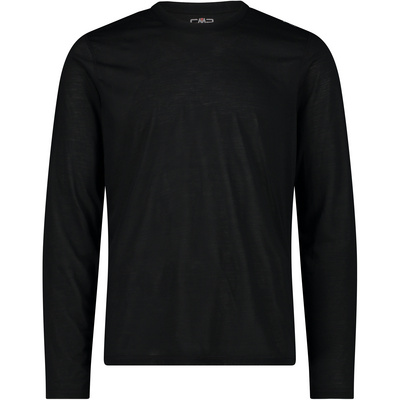 CMP Homme T-shirt long (taille 3XL, Noir)