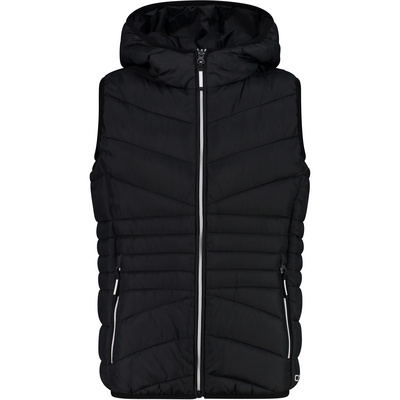 CMP Kinderen Hoodie Bodywarmer (Maat 128, Zwart)
