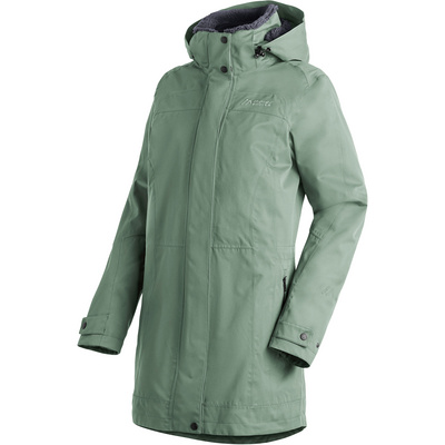 Maier Sports Outdoorjack GERDI Dames wandeljack, ademend waterdicht, 2-in-1 jack met capuchon