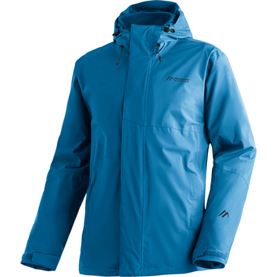Maier Sports Heren Metor 3in1 Jas (Maat L, Blauw)