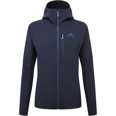 Mountain Equipment Dames Shroud Hooded Jas (Maat XS, Blauw)