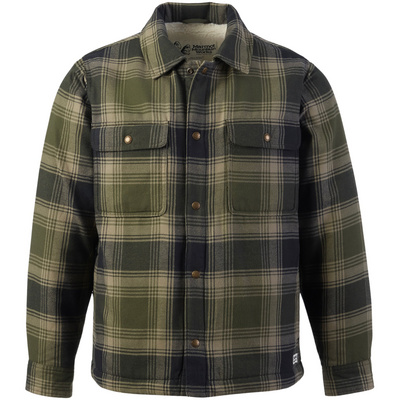 Marmot Heren Ridgefield Sherpa Flannel Jas (Maat S, Olijf)