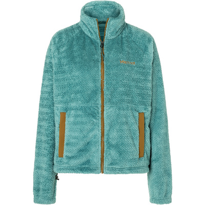 Marmot Dames Homestead Fleece Jas (Maat L, Turquoise)