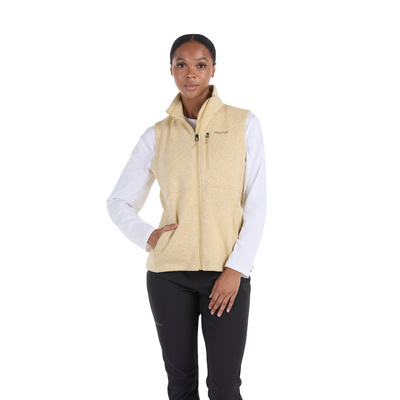 Marmot Dames Drop Line Bodywarmer (Maat XS, Beige)