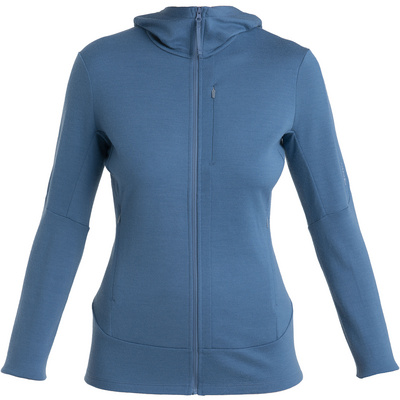 Icebreaker Dames 260 Quantum IV Hoodie Jas (Maat S, Blauw)