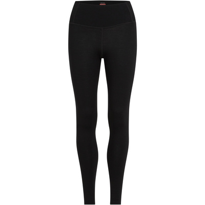 Icebreaker Dames 260 Tech High Rise Broek (Maat L, Zwart)