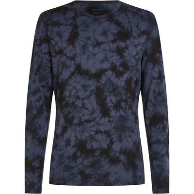 Icebreaker Heren 200 Oasis Crewe Cloud Dye Longsleeve (Maat XXL, Grijs)