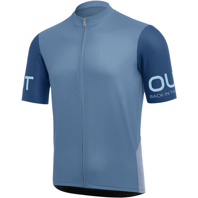 Dotout Heren Explorer Fietsshirt (Maat S, Blauw)