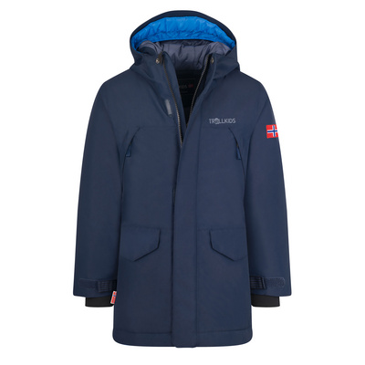 Trollkids Kinderen Harstad Jas (Maat 116, Blauw)