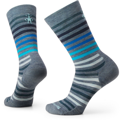 Smartwool Dames Everyday Spruce Street Crew Sokken (Maat 34 , Blauw)
