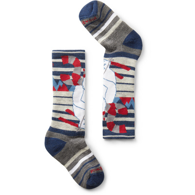Smartwool Enfants Chaussettes Wintersport Yeti Pattern OTC (taille 22 , Bleu)