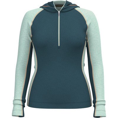 Smartwool Femme T-shirt long Classic Thermal Merino (taille XS, Bleu)