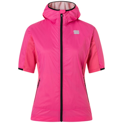 Sportful Dames Rythmo Puffy Bodywarmer (Maat S, Roze)
