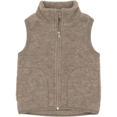 Engel Kinderen Fleece Bodywarmer (Maat 104, Beige)