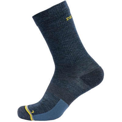 Devold Chaussettes Running Merino (taille 35 , Bleu)
