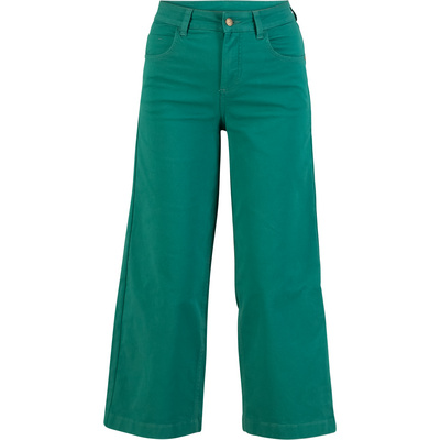 Blutsgeschwister Dames High Waist Culotte Broek (Maat L, Groen)