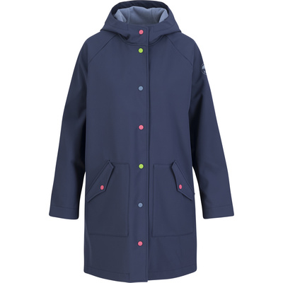 Blutsgeschwister Dames Softfriese Jas (Maat L, Blauw)