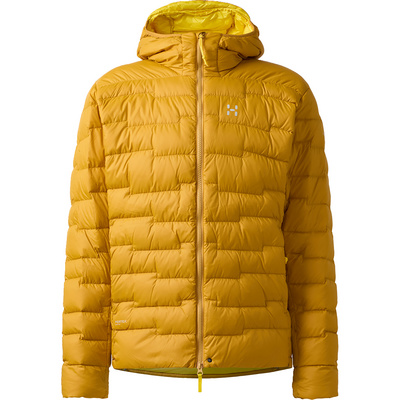 Haglöfs Heren Roc Flash Down Hoodie Jas (Maat XL, Geel)