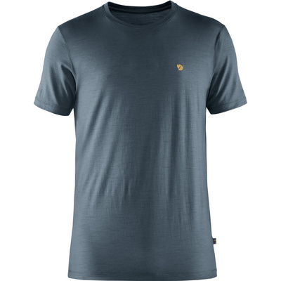 Fjällräven Heren Bergtagen Thinwool T-Shirt (Maat S, Blauw)