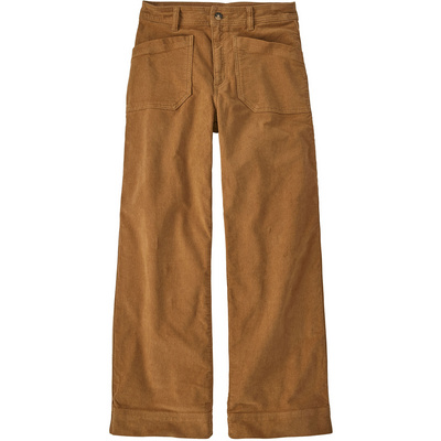 Patagonia Dames Wide Leg Cord Broek (Maat XS, Bruin)