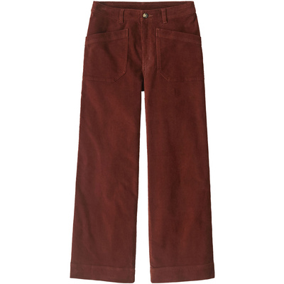 Patagonia Dames Wide Leg Cord Broek (Maat M, Rood)