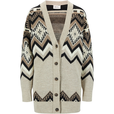 Dale of Norway Dames Skåla Cardigan Jas (Maat L, Beige)