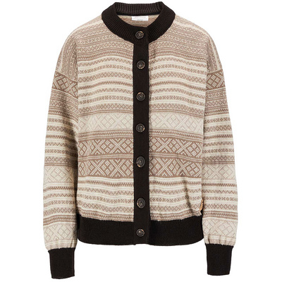 Dale of Norway Dames Skarpøy Cardigan Jas (Maat L, Beige)