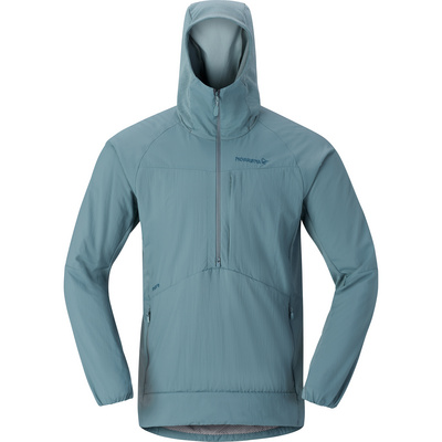 Norrona Heren Møre Octa Zip Hoodie Jas (Maat L, Turquoise)