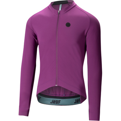 Jeuf Heren Pro Thermal Fietsshirt (Maat XL, Paars)