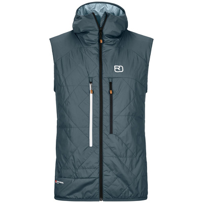 Ortovox Heren Swisswool Piz Boè Bodywarmer (Maat M, Grijs)