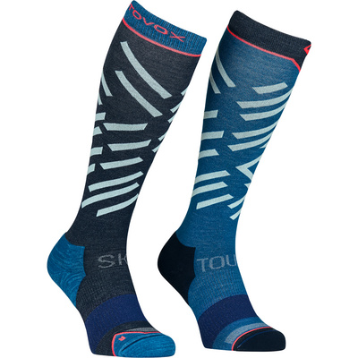 Ortovox Dames Ski Tour Long Sokken (Maat 35 , Blauw)