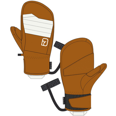 Ortovox Dames Full Leather Mitten Handschoenen