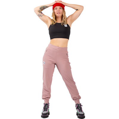 Eivy Dames Journey Rib Travel Broek (Maat XS, licht roze)
