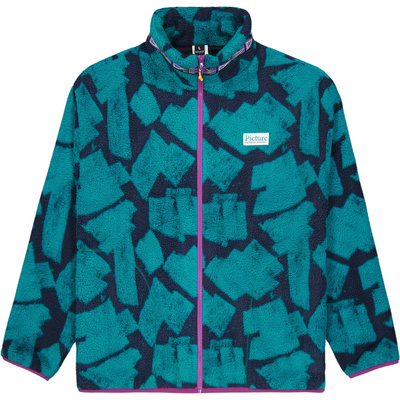 Picture Heren Bremick Fleece Jas (Maat S, Turquoise)