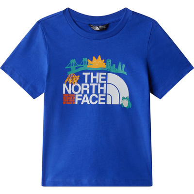 The North Face Kinderen Kids Trail Map Graphic T-shirt (Maat 104, Blauw)