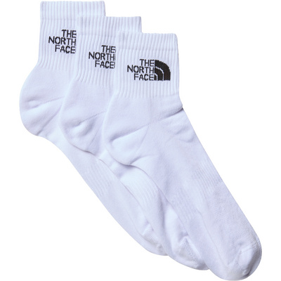 The North Face Cush Quarter 3er Pack Sokken (Maat 44 , Wit)