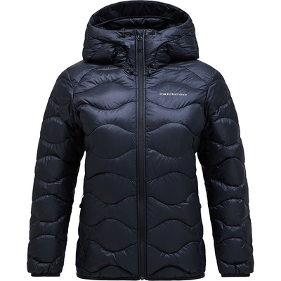 Peak Performance Dames Helium Down Hoodie Jas (Maat S, Zwart)