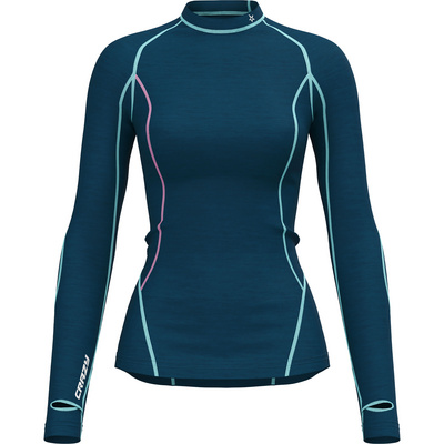 Crazy Femme T-shirt long Allure (taille M, Turquoise)