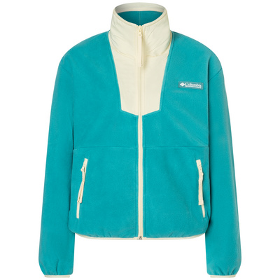 Columbia Dames Sequoia Grove Fleece Jas (Maat M, Turquoise)