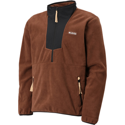 Columbia Heren Sequoia Grove Half Zip Trui (Maat L, Bruin)