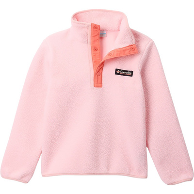 Columbia Kinderen Helvetia II Half Snap Fleece Trui (Maat XXS, licht roze)