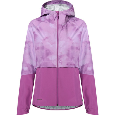 Vaude Dames Loamer Rain Jas (Maat XS, licht roze)