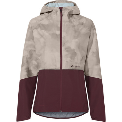 Vaude Dames Loamer Rain Jas (Maat S, Beige)