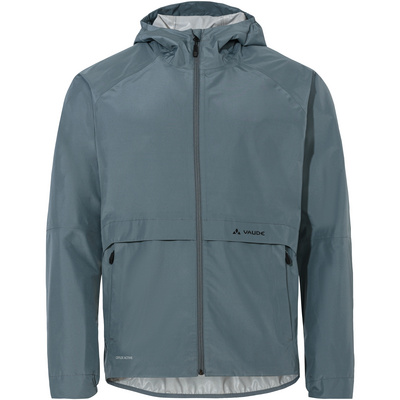 Vaude Heren Loamer Rain Jas (Maat 3XL, Grijs)