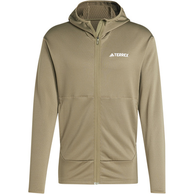 adidas Terrex Heren Xperior LT Fleece Jas (Maat XL, Olijf)