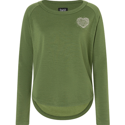 Super.Natural Dames Little Heartwood Crew Trui