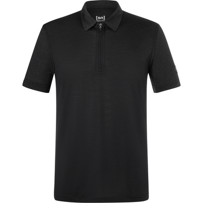 Super.Natural Heren Zip Polo T-shirt