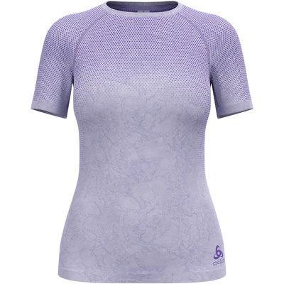 Odlo Femme T-shirt Performance Light Rain Dye Bl (taille L, Violet)